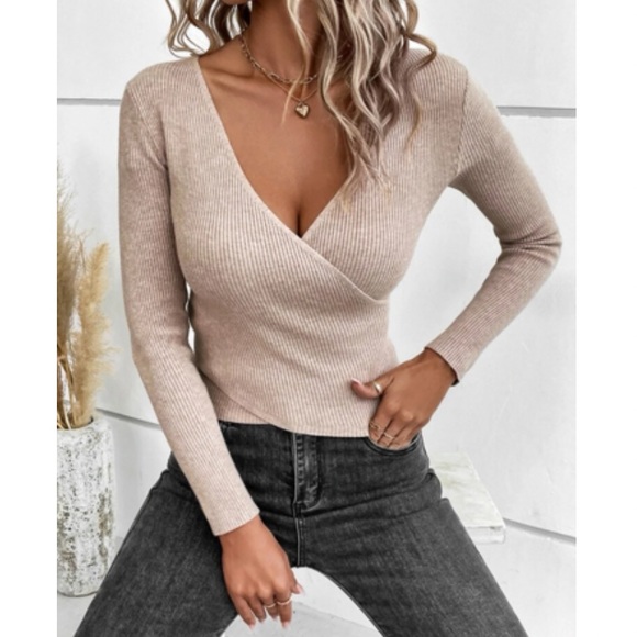 VALERIE Cozy Ribbed Knit Sweater main image 1